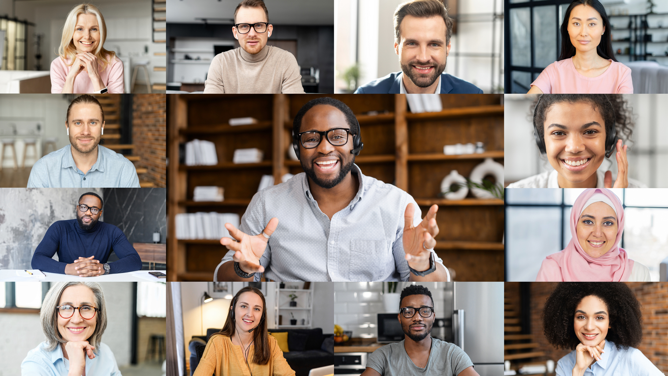 Remote team collaborating virtually to strengthen workplace culture