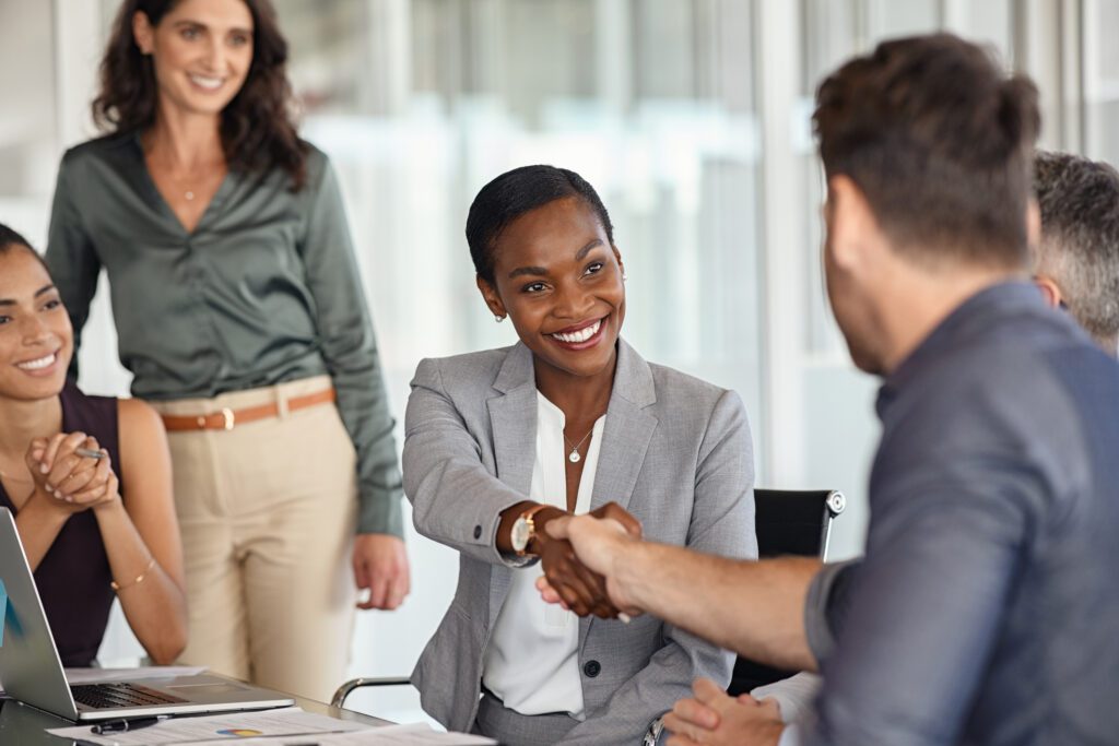 Executive coaching session with business leader
